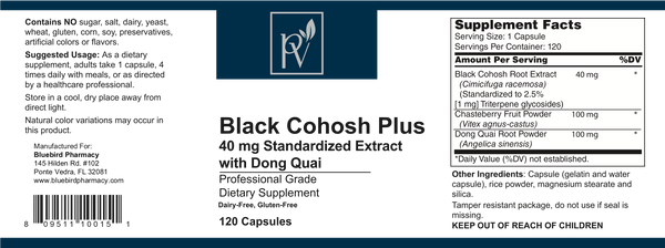 Black Cohosh Plus 40mg