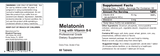 Melatonin 3mg with B6