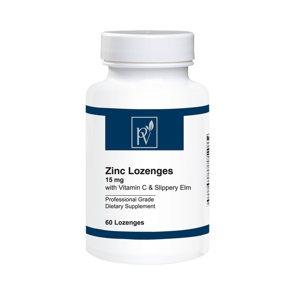 Zinc lozenges 15mg with Vitamin C and Slippery Elm