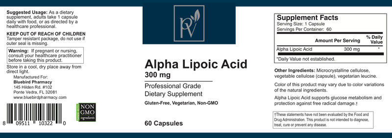 Alpha Lipoic Acid 300mg