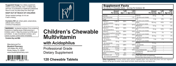 Children's chewable  multivitamin