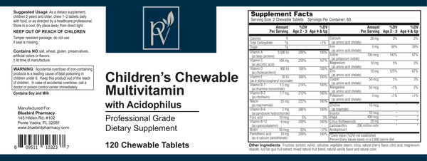 Children's chewable  multivitamin
