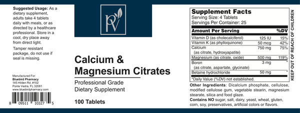 Calcium & Magnesium Citrate